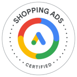 Zertifikat für Google Ads Shopping Anzeigen