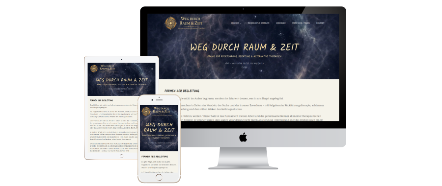 Website Rückführungstherapie, Coaching und alternative Heilmethoden
