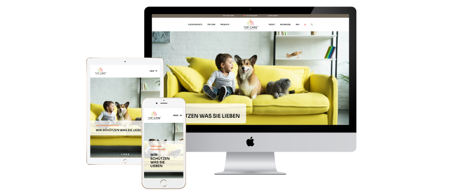 Website für B2B Fleckenschutzbehandlung