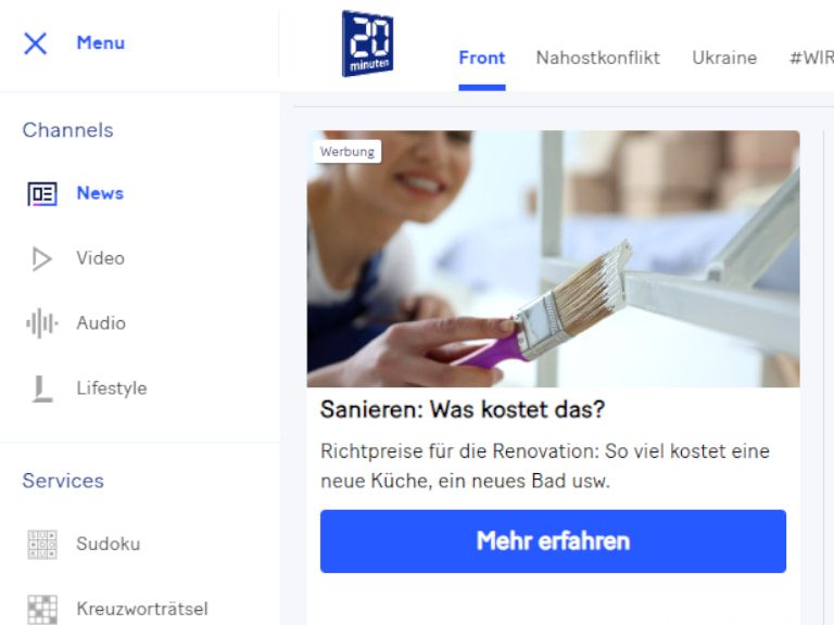 Bild- und Videoanzeigen im Suchnetzwerk