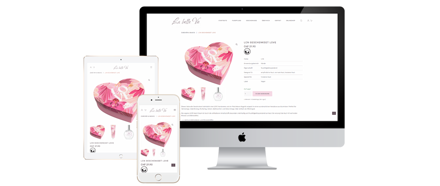 Onlineshop für Fusspflegeprodukte und Kosmetik - La belle Vie