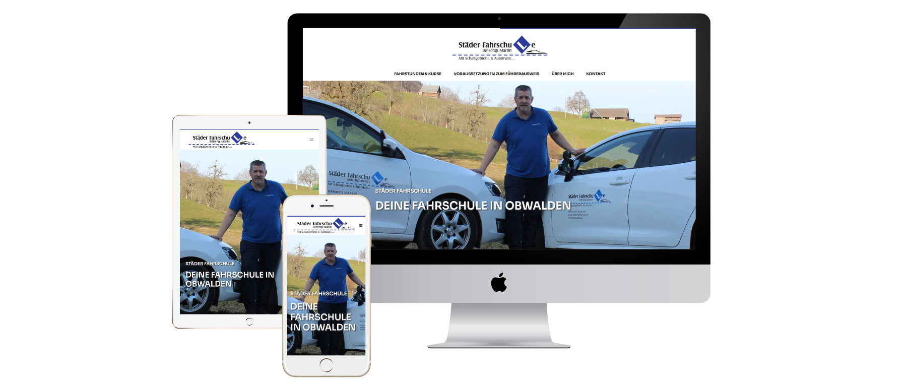 Website für Fahrschule