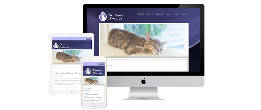 Website für Tierbetreuung