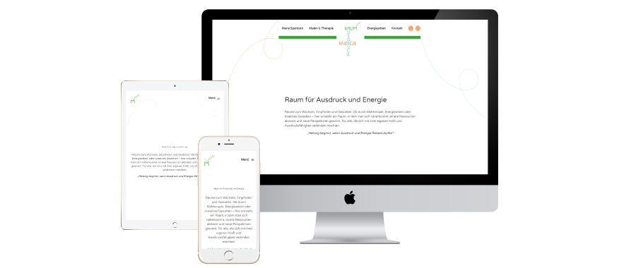 Website für Maltherapie & Energiearbeit