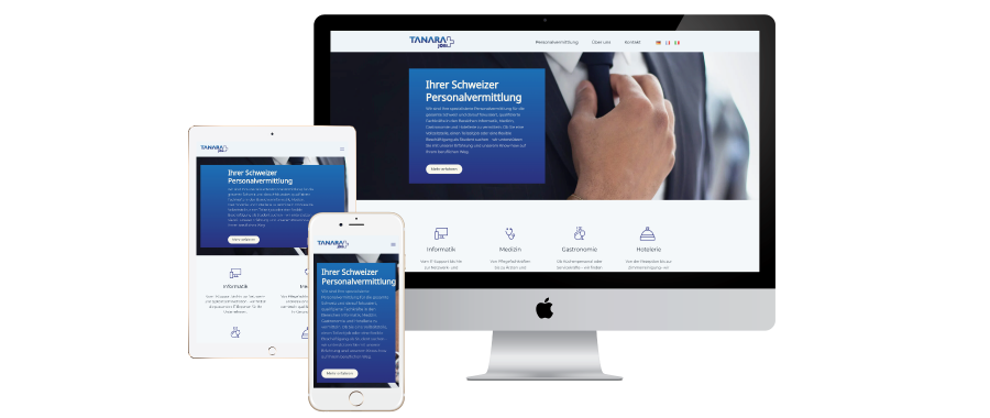 Website Personalvermittlung